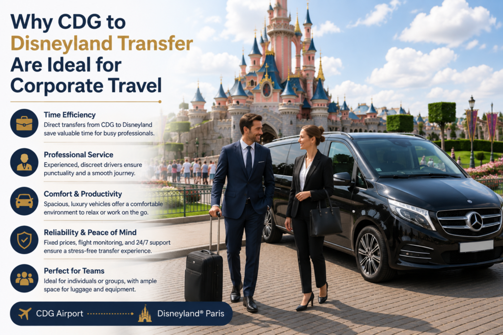 CDG to Disneyland Transfer for CorporateTravel